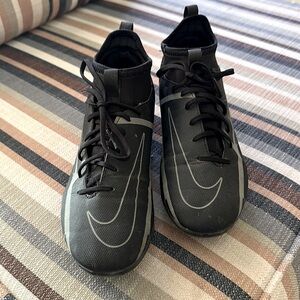 Nike Kids Phantom GT II Club FG/MG - Black/Iron Grey Metallic/Bomber Grey